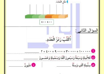 thumbnail of رياضيات اوراق عمل للصف الثالث الفصل الثاني