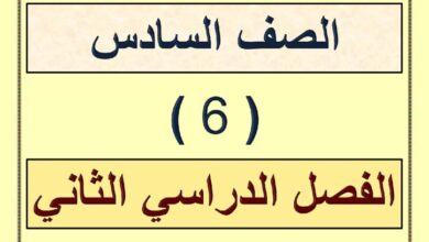 thumbnail of رياضيات مراجعة شاملة للصف السادس الفصل الدراسي الثاني