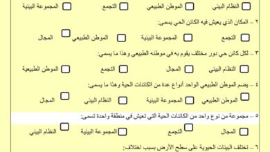thumbnail of علوم اوراق عمل شاملة للصف السابع الفصل الثاني