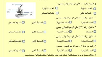 thumbnail of علوم اوراق عمل للصف السادس الفصل الدراسي الثاني