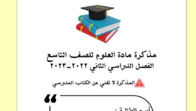 thumbnail of علوم اوراق عمل مدرسة اسماء بنت عميس للصف التاسع الفصل الثاني