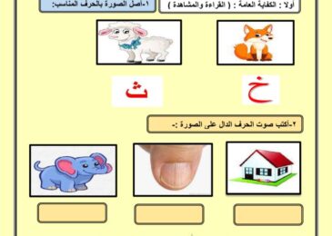 thumbnail of لغة عربية الاختبار التحصيلي الاول نموذج (2) للصف الاول الفصل الثاني