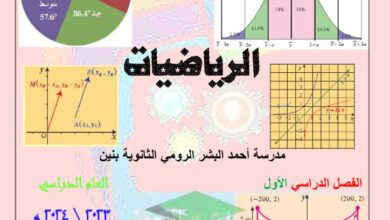 thumbnail of رياضيات اوراق عمل تشمل اسئلة الكتاب وحاول ان تحل للصف الحادي عشر ادبي الفصل الاول