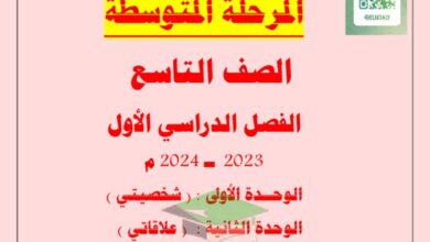 thumbnail of لغة عربية مذكرة المعالي الثروة اللغوية للصف التاسع الفصل الدراسي الاول
