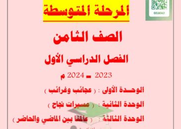 thumbnail of لغة عربية مذكرة المعالي الثروة اللغوية للصف الثامن الفصل الدراسي الاول