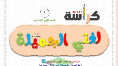 thumbnail of لغة عربية مذكرة لغتي الجميلة للصف الاول الفصل الدراسي الاول