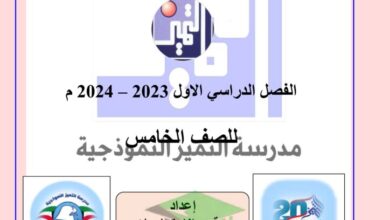 thumbnail of اجتماعيات اوراق عمل مدرسة التميز للصف الخامس الفصل الاول