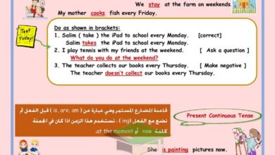 thumbnail of انجليزي مذكرة شرح القواعد كاملة للصف الثامن الفصل الاول
