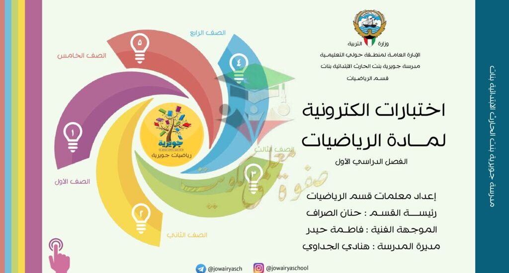 thumbnail of رياضيات اختبارات الكترونية شاملة للصفوف الابتدائية