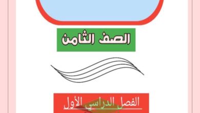 thumbnail of لغة عربية اوراق عمل شاملة ا. احمد عاصي للصف الثامن الفصل الاول