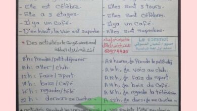 thumbnail of موضوعات التعبير الفرنسية للصف الثاني عشر الفصل الدراسي الاول
