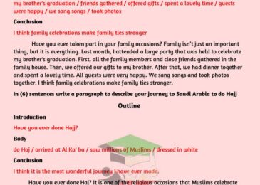thumbnail of انجليزي شرح كتابة التعبير في الامتحان (Paragraph) للصف الحادي عشر الفصل الاول