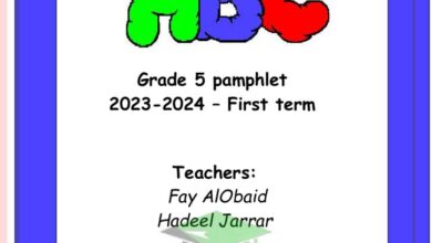 thumbnail of لغة انجليزية اوراق عمل شاملة للصف الخامس الفصل الدراسي الاول