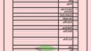 thumbnail of اجتماعيات المراجعة النهائية [غير محلولة] للصف السابع الفصل الاول