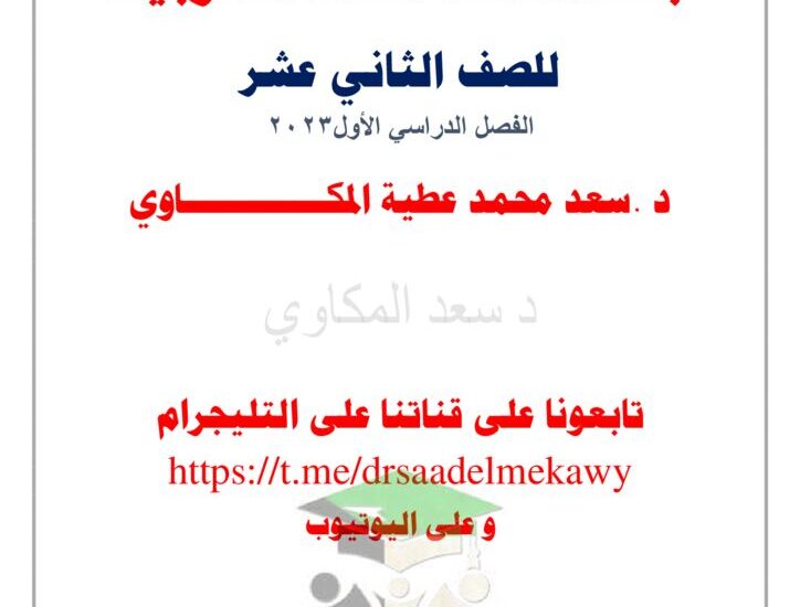 thumbnail of بنك اسئلة لغة عربية للصف الثاني عشر الفصل الدراسي الاول