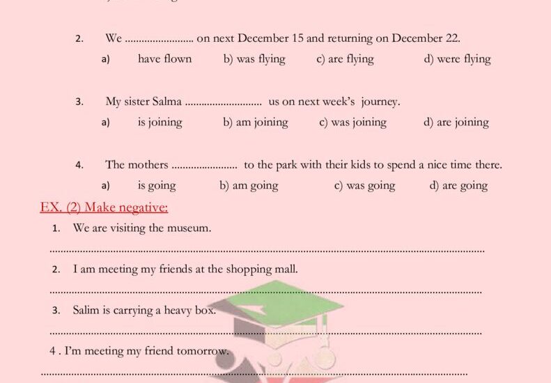 thumbnail of انجليزي اوراق عمل جرامر grammar للصف الثامن الفصل الثاني