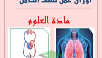 thumbnail of علوم المذكرة الاروع اوراق عمل مدرسة عقبة بن عامر للصف الثامن الفصل الثاني