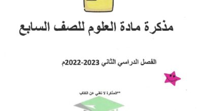 thumbnail of علوم اوراق عمل مدرسة اسماء بنت عميس [محلولة] للصف السابع الفصل الثاني