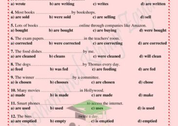 thumbnail of لغة انجليزية تدريبات واوراق عمل على قواعد الجرامر للصف السادس الفصل الثاني