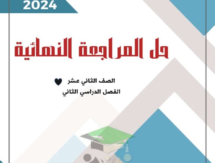 thumbnail of انجليزي المراجعة النهائية محلولة للصف الثاني عشر الفصل الدراسي الثاني