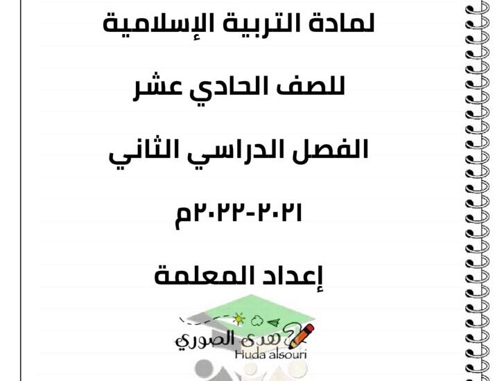 thumbnail of بنك اسئلة اسلامية محلول للصف الحادي عشر الفصل الدراسي الثاني