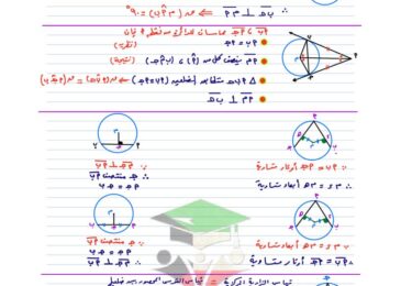 thumbnail of رياضيات مراجعة نهائية و ملخص لاهم القوانين للصف العاشر الفصل الثاني