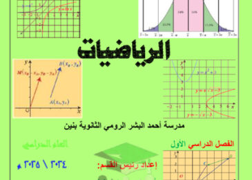 thumbnail of دفتر الطالب رياضيات حادي عشر علمي فصل أول # م. أحمد البشر الرومي