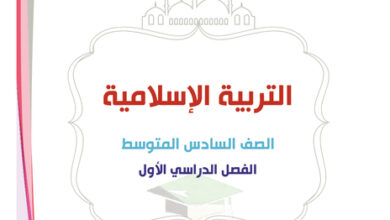 thumbnail of مذكرة إسلامية سادس فصل اول # المرشد (أ)