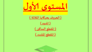 thumbnail of مذكرة تأسيس عربي الصف أول ابتدائي الفصل الأول