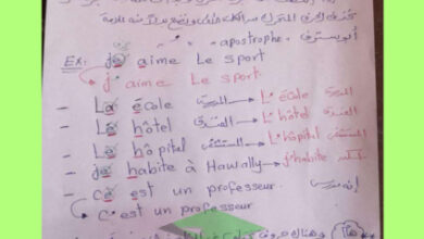 thumbnail of مذكرة فرنسي حادي عشر أدبي فصل أول # أ. شعبان