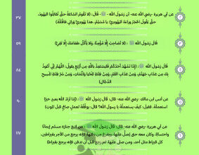 thumbnail of الأحاديث المقررة للحفظ إسلامية للصف الثامن الفصل الثاني