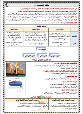 thumbnail of مذكرة ابو محمد قضايا البيئة للصف الثاني عشر ادبي الفصل الثاني