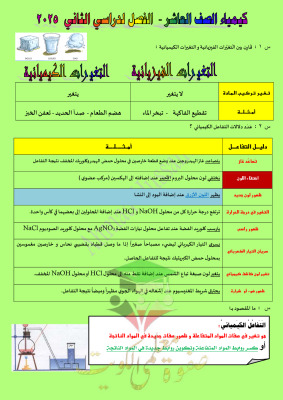 thumbnail of مذكرة روعة كيمياء للصف العاشر الفصل الثاني # أ. أحمد حسين