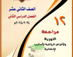 thumbnail of مذكرة المختار مراجعة التورية والبلاغة عربي للصف الثاني عشر الفصل الثاني