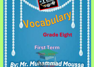 thumbnail of المنهج الجديد انجليزي للصف الثامن الفصل الأول الكلمات المقررة الوحدة الأولى