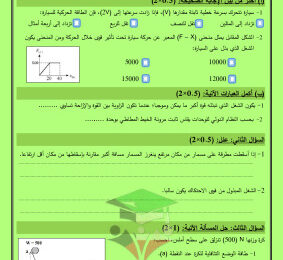 thumbnail of المنهج الجديد فيزياء للصف الثاني عشر علمي الفصل الأول نماذج اختبارات قصيرة(1)