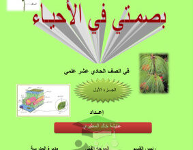 thumbnail of أحياء للصف الحادي عشر علمي الفصل الأول ملخص روعة