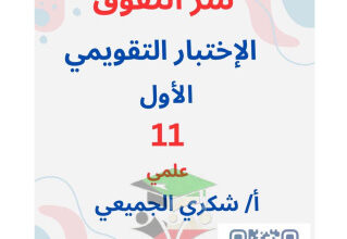 thumbnail of رياضيات للصف الحادي عشر علمي الفصل الأول نماذج اختبارات تقويمية قصيرة