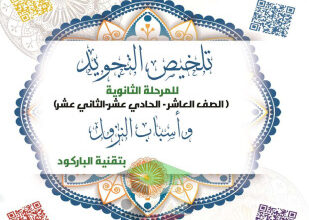 thumbnail of المنهج الجديد اسلامية للصف العاشر الفصل الأول مذكرة التجويد و أسباب النزول