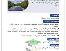 thumbnail of المنهج الجديد رياضيات للصف الثامن الفصل الأول مشروع الرياضيات و الفن