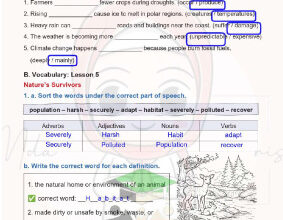 thumbnail of المنهج الجديد حل كتاب التدريبات work book unit (6) انجليزي للصف السابع الفصل الثاني
